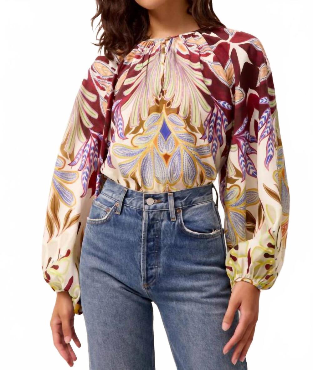 NEW MARIE OLIVER arabella top in tranquility